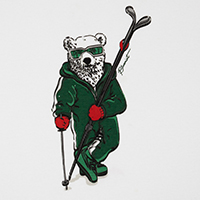 NOLAN PRINTED POLAR SKIER